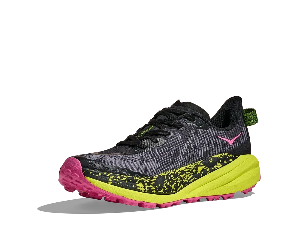 Speedgoat 6 Femme Black Neon Citrus - Chaussures | Hoka