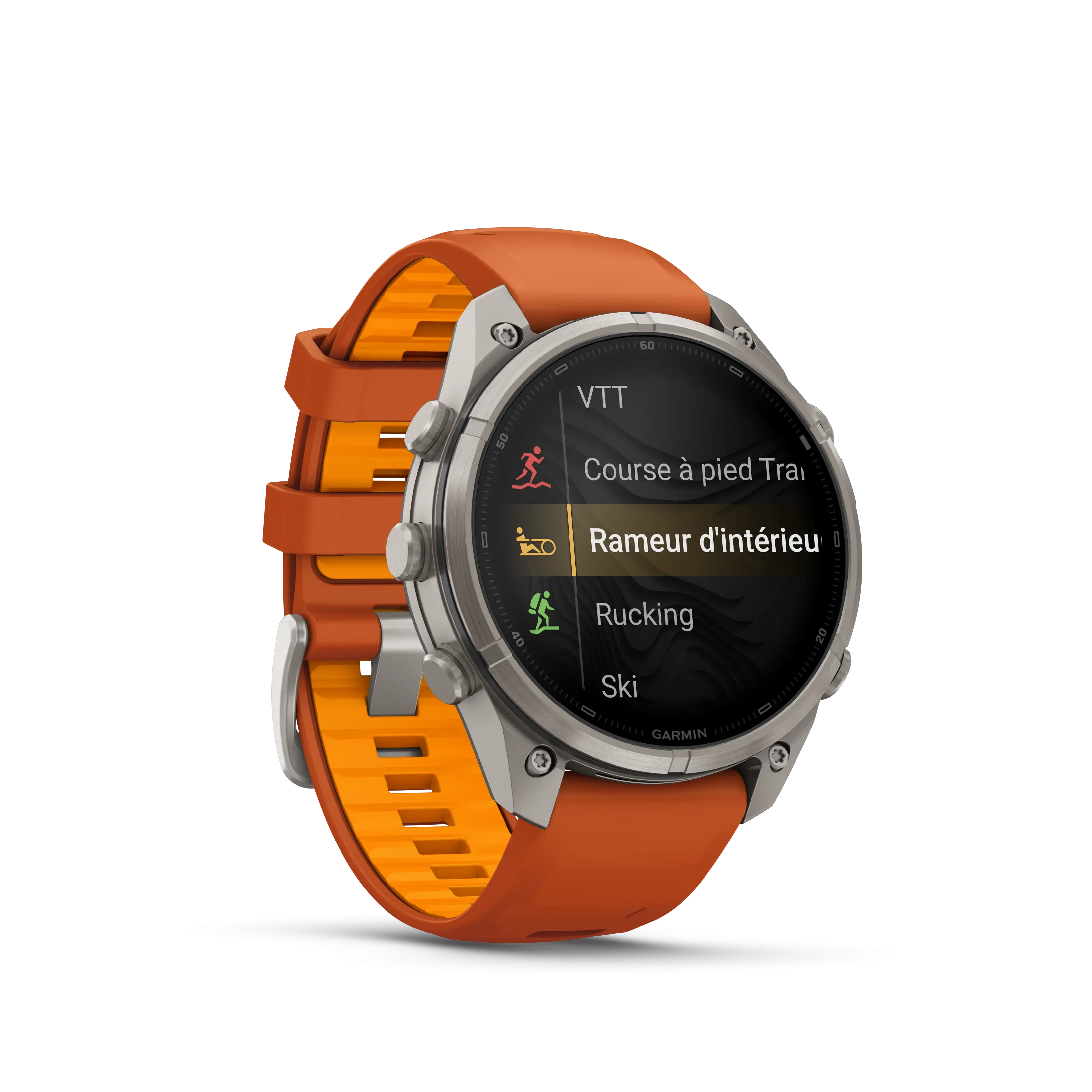 Fenix 9 Pro 47mm Amoled Inreach titane anthracite bracelet Sparkle  - Gps | Garmin