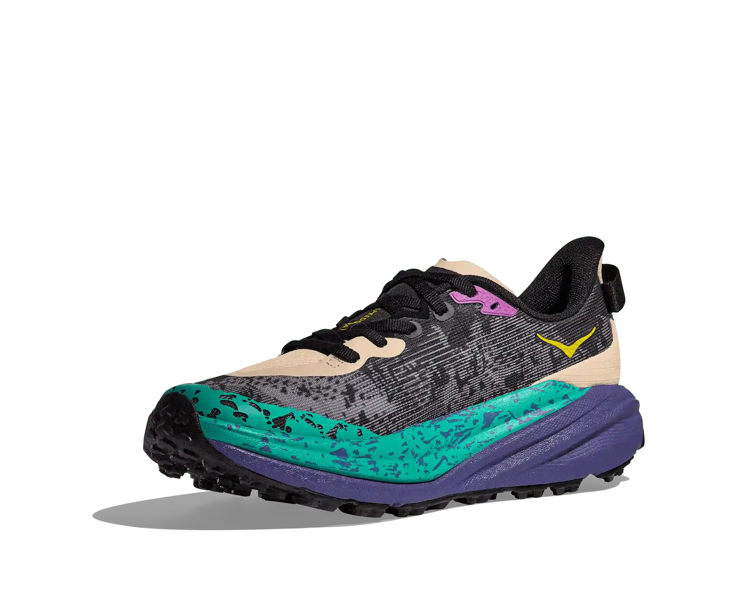 Speedgoat 6 Femme Oatmeal / Mountain Iris - Chaussures | Hoka