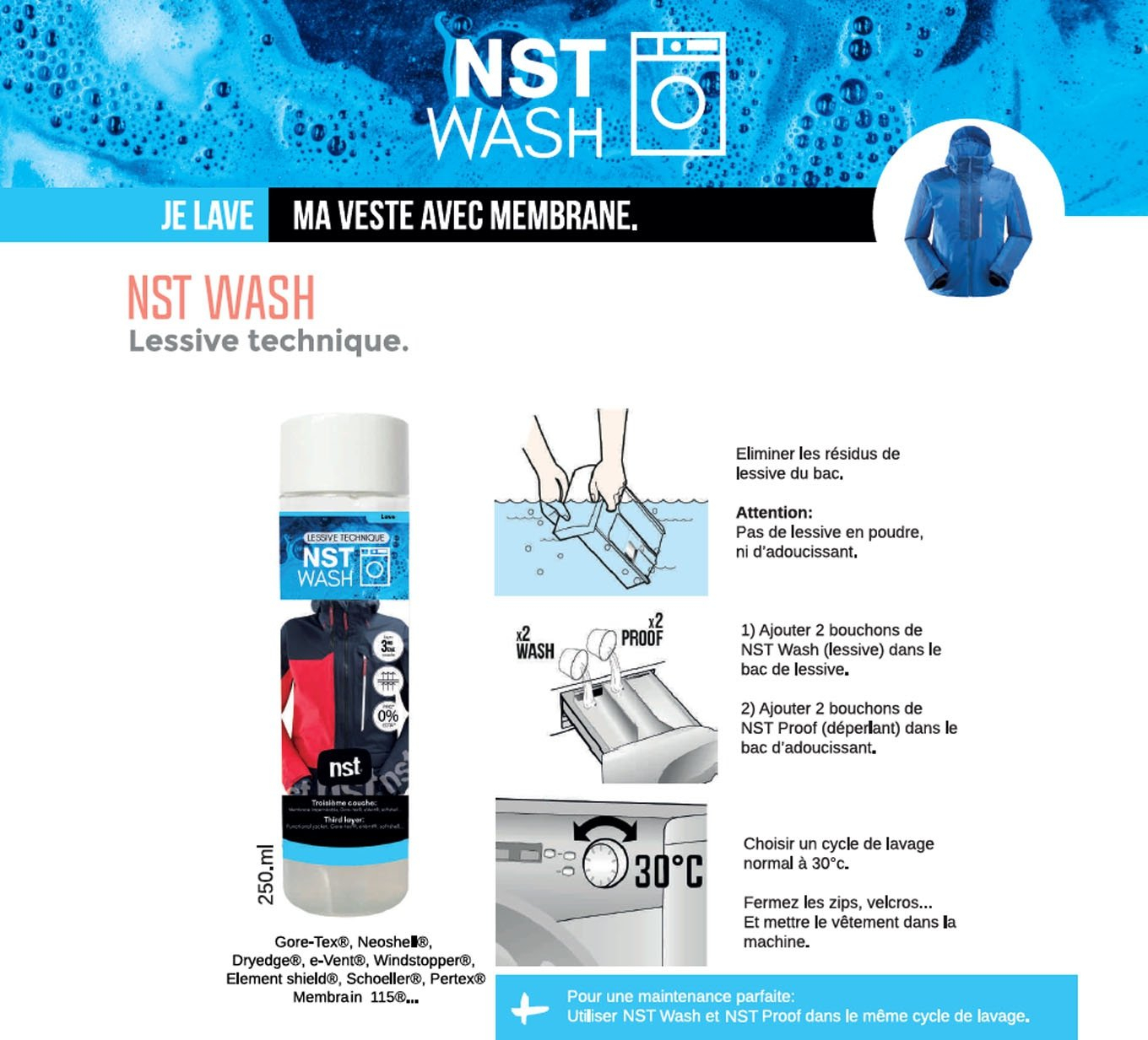 Wash - 250ml - Entretien | Nst