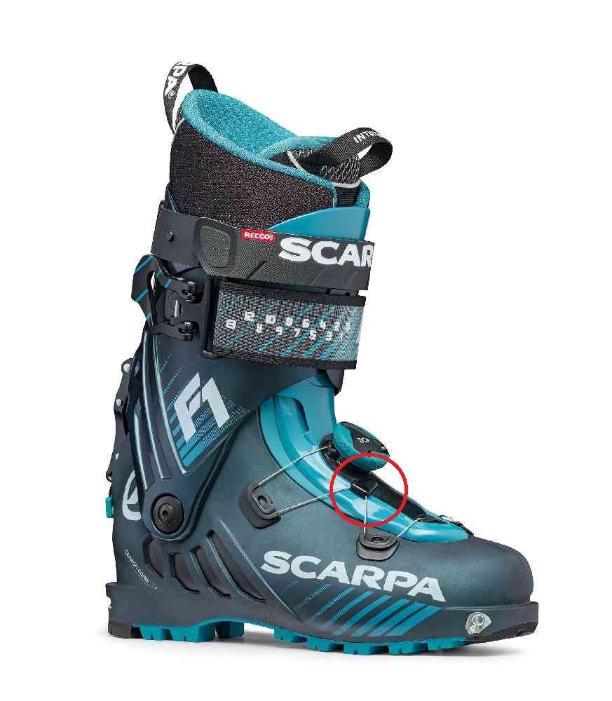 Passant  Câble Boa F1 - Pieces Detachees Chaussures | Scarpa