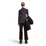 T-Shirt Femme Mer 260 Zoneknit Half Zip Jet Heather