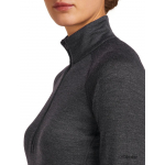 T-Shirt Femme Mer 260 Zoneknit Half Zip Jet Heather