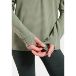 T-shirt 1/2 Zip Femme Essential Thermal Shadow