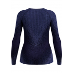 T-shirt Femme Top Crew Performance Warm Blackcomb Skipper Blue