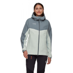 Crater IV HS Hooded Jacket Women Silver Sage Strata