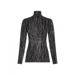 T-Shirt Femme Mer 260 Vertex Delta Aop Black Snow