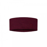 MERINO WIDE HEADBAND SOLID TIBETAN RED