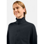 Polaire Femme Grid Fleece 1/2 Zip Black Melange