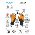 Gants G Blizzard Black Yellow