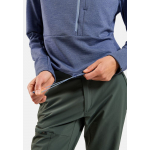 Polaire Femme Grid Fleece 1/2 Zip Blue Heron Melange