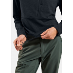 Polaire Femme Grid Fleece 1/2 Zip Black Melange
