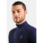 T-shirt 1/2 Zip Performance Warm Blackcomb Skipper Blue