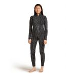 T-Shirt Femme Mer 260 Vertex Delta Aop Black Snow