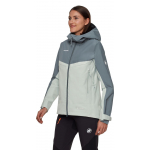 Crater IV HS Hooded Jacket Women Silver Sage Strata