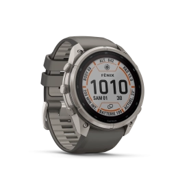 Fenix 9 Pro 51mm Solar Inreach Titane Pebble Grey - Gps | Garmin
