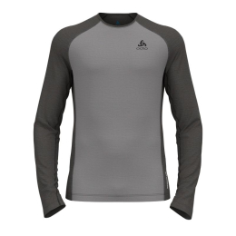 T-shirt Natural Performance 150 Grey Melange - Tee Shirt Ml | Odlo
