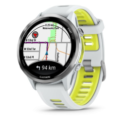 Forerunner 970 Whitestone / Amp Yellow - Gps | Garmin