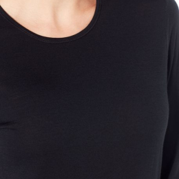 W 200 Oasis Ls Crewe Black - Tee Shirt Ml | Icebreaker