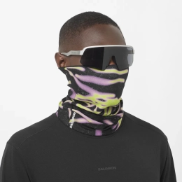 Neck Gaiter U Black Iris Orchid - Tour De Cou | Salomon