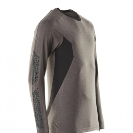 Tee-shirt Manches Longues Premium Gris - Travaux En Hauteur | Mascot