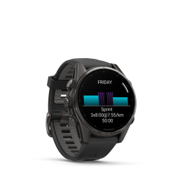 Fenix 8 43mm Amoled Sapphire Titane Carbon Gray Dlc | Garmin