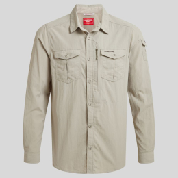 Chemise Nosilife Adventure Long Sleeved III Parchment | Craghoppers