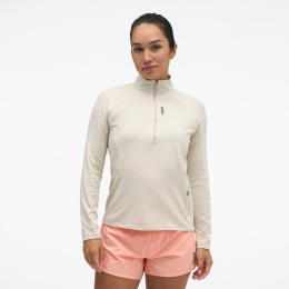 T-Shirt Femme Skyform Rock Grey Htr - Tee Shirt Ml | Hoka