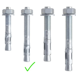 Goujon M12x90mm Acier Zing Ecotri - Equipement De Parois | Fixe