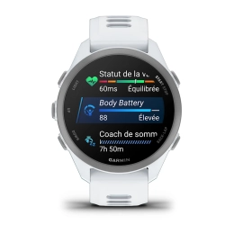 Forerunner 170 Music Whitestone / Cloud Blue - Gps | Garmin