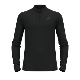 T-shirt Merino 200 Turtle Neck Black - Tee Shirt Ml | Odlo