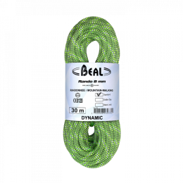 Rando 8mm X 30m Vert - Corde | Beal