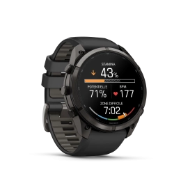 Fenix 9 Pro 51mm Amoled Carbon Gray / Black / Pebble Blue - Gps | Garmin