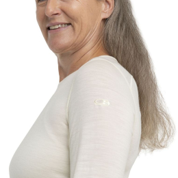 T-shirt Femme 200 Oasis Ls Crewe Undyed - Tee Shirt Ml | Icebreaker