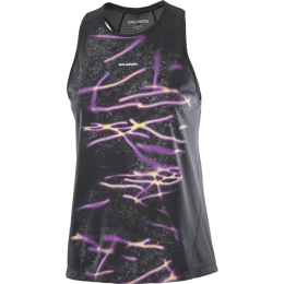 Débardeur Femme Shkout Core Tank Gfx Deep Black - Debardeur | Salomon