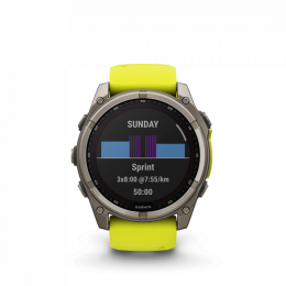 Fenix 8 51mm Solar Sapphire Titane  Graphite - Gps Running | Garmin