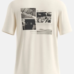 T-Shirt Merino 160 Postcards Gardenia - Tee Shirt Mc | Odlo