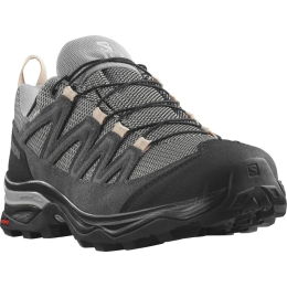 X Ward Leather Gtx Femme Vintage Gull / Black / Ebony | Salomon
