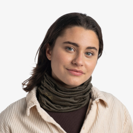 Tour De Cou Merino Lightweight Solid Bark - Tour De Cou | Buff