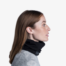 Tour De Cou Merino Midweight Solid Black - Bandeau | Buff