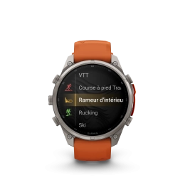 Fenix 9 Pro 47mm Amoled Inreach titane anthracite bracelet Sparkle  - Gps | Garmin
