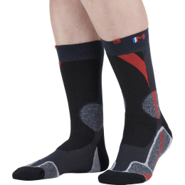 Chaussette Trek Expert Rouge Noir - Chaussettes | Monnet