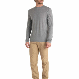 M Mer 125 Cool-lite Sphere III Ls T-shirt Metro Hthr | Icebreaker