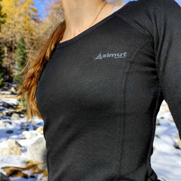 Ladies Base Layer Dawn Black - Sous Vetements | Azimut Outdoor