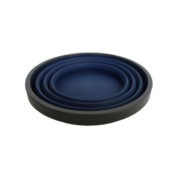 Gobelet Pliant 480 Ml Bleu Nuit - Assiette - Verre | Azimut Outdoor
