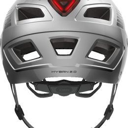 Hyban 2.0 Signal Silver - Casque | Abus