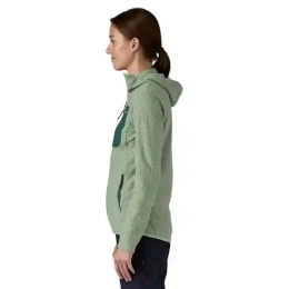 Veste Polaire A Capuche Femme R1 Air Ellwood Green | Patagonia