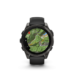 Fenix 8 47mm Amoled Titane Carbon Gray Dlc - Gps Running | Garmin