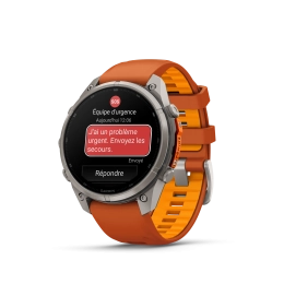Fenix 9 Pro 47mm Amoled Inreach titane anthracite bracelet Sparkle  - Gps | Garmin