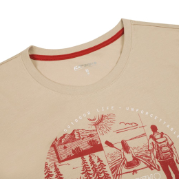 T-Shirt Beeville Beige - Tee Shirt Mc | Icepeak